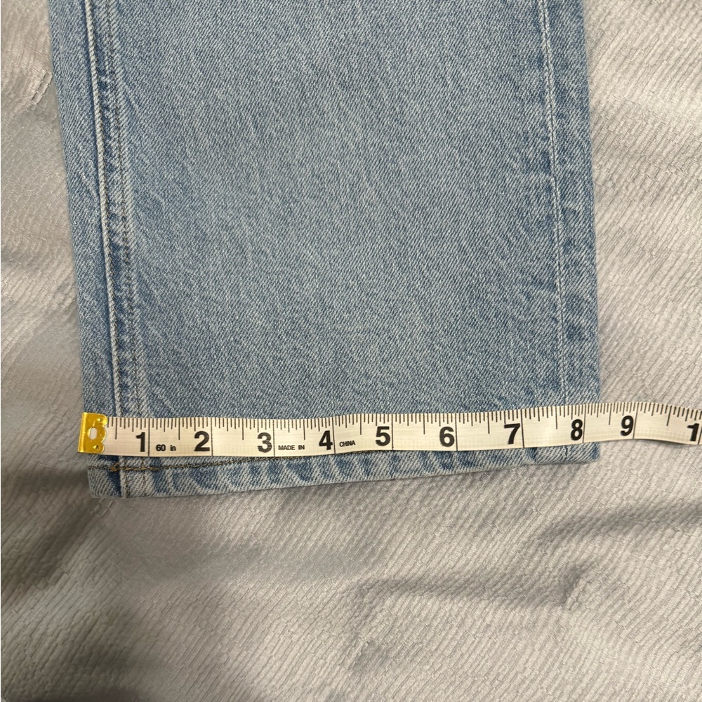 AYR The Roadie Straight Leg Jeans Womens 28 Blue Ghost Ranch Stretch Denim - Picture 10 of 10